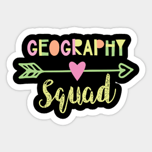 Geography Squad Sticker